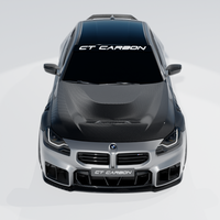 BMW G87 M2 CARBON FIBRE SPLITTER V3 - CT DESIGN