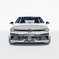 VW GOLF MK8.5 R CARBON FIBRE SPLITTER - CT DESIGN