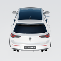 VW GOLF MK8.5 R CARBON FIBRE SPLITTER - CT DESIGN