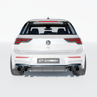 VW GOLF MK8.5 R CARBON FIBRE SPLITTER - CT DESIGN