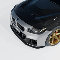 BMW G87 M2 CARBON FIBRE SPLITTER V3 - CT DESIGN