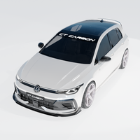 VW GOLF MK8.5 R CARBON FIBRE SPLITTER - CT DESIGN