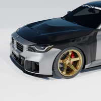 BMW G87 M2 CARBON FIBRE SPLITTER V3 - CT DESIGN