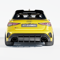 AUDI RS3 8Y 2025+ CARBON FIBRE REAR REFLECTOR DELETE - CT DESIGN