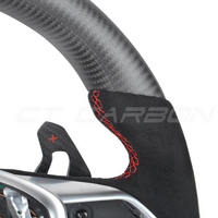 AUDI Audi A6/S6/RS6 & A7/S7/RS7 C8 CARBON FIBRE / ALCANTARA FLAT BOTTOM CUSTOM STEERING WHEEL