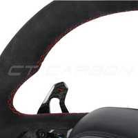 AUDI RSQ8 FULL ALCANTARA FLAT BOTTOM CUSTOM STEERING WHEEL