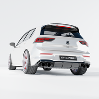 VW GOLF MK8.5 R CARBON FIBRE SPLITTER - CT DESIGN