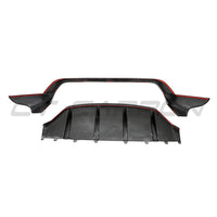 PORSCHE TAYCAN / TAYCAN 4 / TAYCAN 4S / TAYCAN GTS 2019+ CARBON FIBRE DIFFUSER