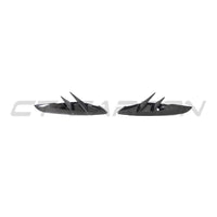 TOYOTA SUPRA 2020+ A90 CARBON FIBRE FRONT BUMPER VENT TRIM