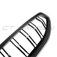 BMW Z4 G29 PRE-LCI DOUBLE SLAT CARBON FIBRE FRONT GRILLE-Grille-CT CARBON-CT Carbon - High-quality carbon fiber and gloss black aerodynamic parts for premium sports and luxury vehicles.