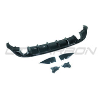 VOLKSWAGEN GOLF GTI/GTD MK7.5 2017-2020 GLOSS BLACK DIFFUSER