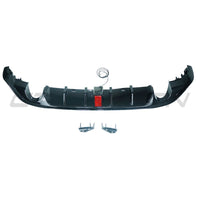 VOLKSWAGEN GOLF GTI/GTD MK7.5 2017-2020 GLOSS BLACK DIFFUSER WITH LED LIGHT