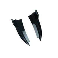 MERCEDES C43 & C CLASS SALOON W205 2014-2021 GLOSS BLACK REAR BUMPER CORNERS