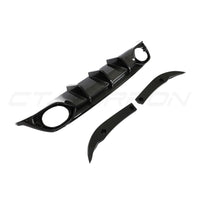 AUDI RS3 8Y 2022-2024 SALOON CARBON FIBRE DIFFUSER - CT DESIGN