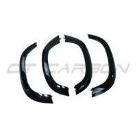 LAND ROVER DEFENDER L663 90 GARDE-BOUE À ARC LARGE NOIR BRILLANT