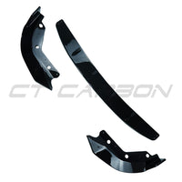 BMW 3 SERIES 2018-2021 G20/G21 GLOSS BLACK SPLITTER - V3
