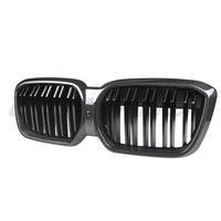 BMW IX3 G08 BEV DOUBLE SLAT CARBON FIBRE FRONT GRILLE-Grille-CT CARBON-CT Carbon - High-quality carbon fiber and gloss black aerodynamic parts for premium sports and luxury vehicles.