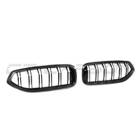 BMW Z4 G29 PRE-LCI DOUBLE SLAT CARBON FIBRE FRONT GRILLE-Grille-CT CARBON-CT Carbon - High-quality carbon fiber and gloss black aerodynamic parts for premium sports and luxury vehicles.