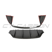 PORSCHE TAYCAN / TAYCAN 4 / TAYCAN 4S / TAYCAN GTS 2019+ CARBON FIBRE DIFFUSER