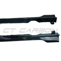 VOLKSWAGEN GOLF GTI/GTD MK7/7.5 2014-2020 GLOSS BLACK SIDE SKIRTS - TC STYLE