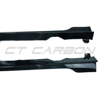 VOLKSWAGEN GOLF GTI/GTD MK7/7.5 2014-2020 GLOSS BLACK SIDE SKIRTS - TC STYLE
