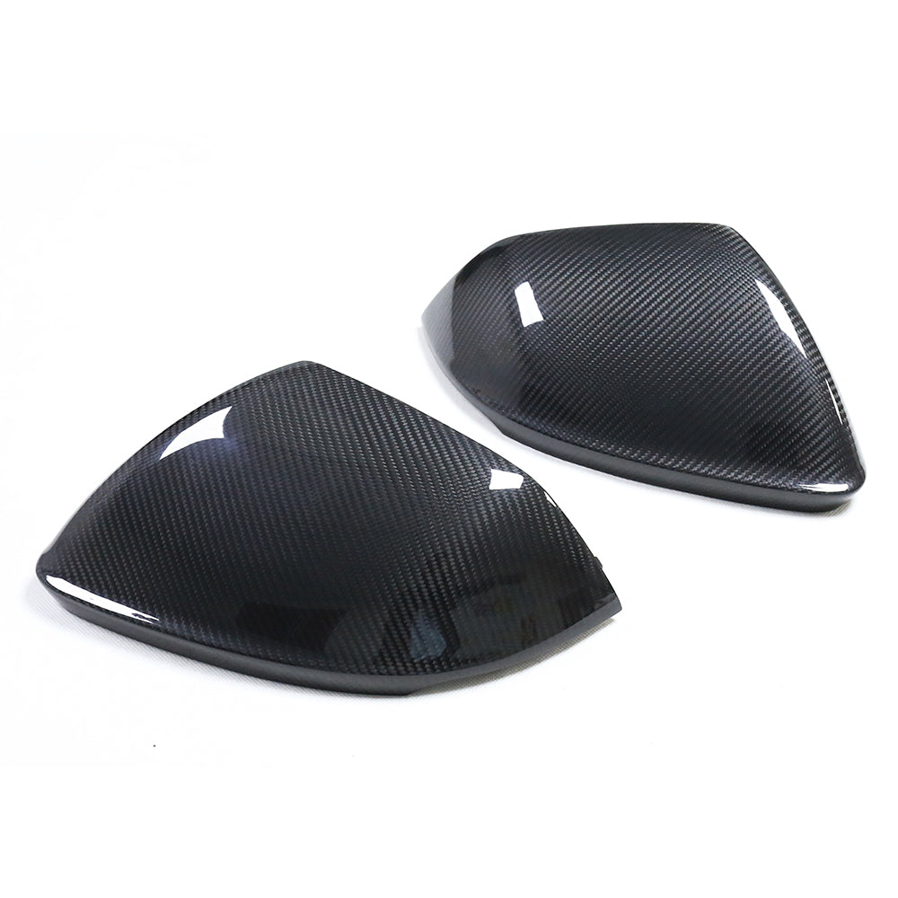 AUDI Q8/SQ8/RSQ8 & LAMBORGHINI URUS CARBON FIBRE MIRRORS - WITHOUT LANE ASSIST-Accessories-CT CARBON-CT Carbon - High-quality carbon fiber and gloss black aerodynamic parts for premium sports and luxury vehicles.