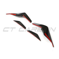 AUDI R8 V10 GEN 2.5 2020-2023 CARBON FIBRE FRONT CANARDS