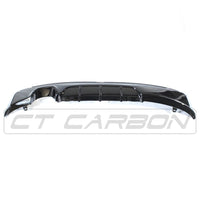 BLAK BY CT DIFFUSER BMW 2 SERIES F22/F23 GLOSS BLACK TWIN EXHAUST DIFFUSER - MP STYLE - BLAK BY CT CARBON