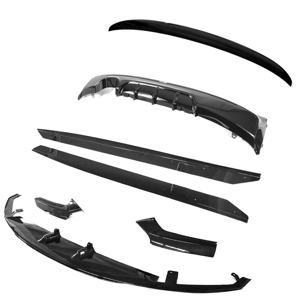 BLAK BY CT Full Kit BMW 2 SERIES F23 GLOSS BLACK FULL KIT (TWIN EXHAUST) - MP STYLE - BLAK BY CT CARBON