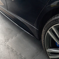 BMW SÉRIE 3 F30/F31 JUPES LATÉRALES NOIR BRILLANT - STYLE MP - BLAK BY CT CARBON