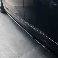 BMW SÉRIE 3 F30/F31 JUPES LATÉRALES NOIR BRILLANT - STYLE MP - BLAK BY CT CARBON