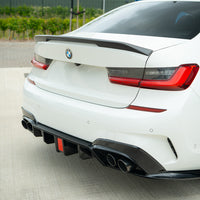 BMW 3 SERIES G20/G21 GLOSS LED BLACK DIFFUSER WITH TIPS