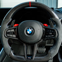 PALETTES DE VITESSES MAGNÉTIQUES EN FIBRE DE CARBONE BMW