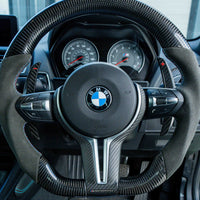 PALETTES DE VITESSES MAGNÉTIQUES EN FIBRE DE CARBONE BMW