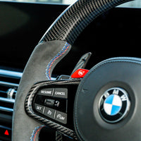PALETTES DE VITESSES MAGNÉTIQUES EN FIBRE DE CARBONE BMW