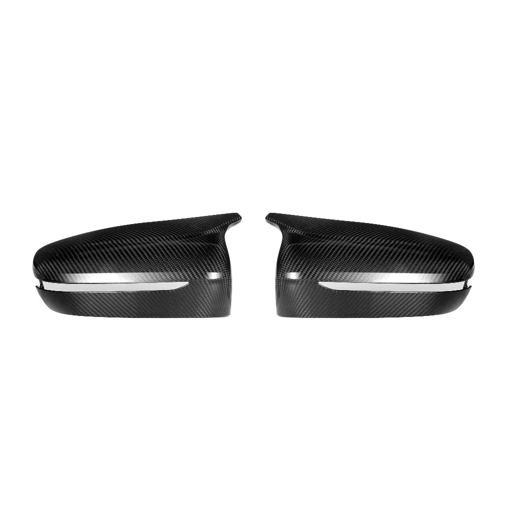 BMW F90 M5 2018-2023 PRE-PREG CARBON FIBRE MIRRORS (LHD ONLY)-Accessories-CT CARBON-CT Carbon - High-quality carbon fiber and gloss black aerodynamic parts for premium sports and luxury vehicles.