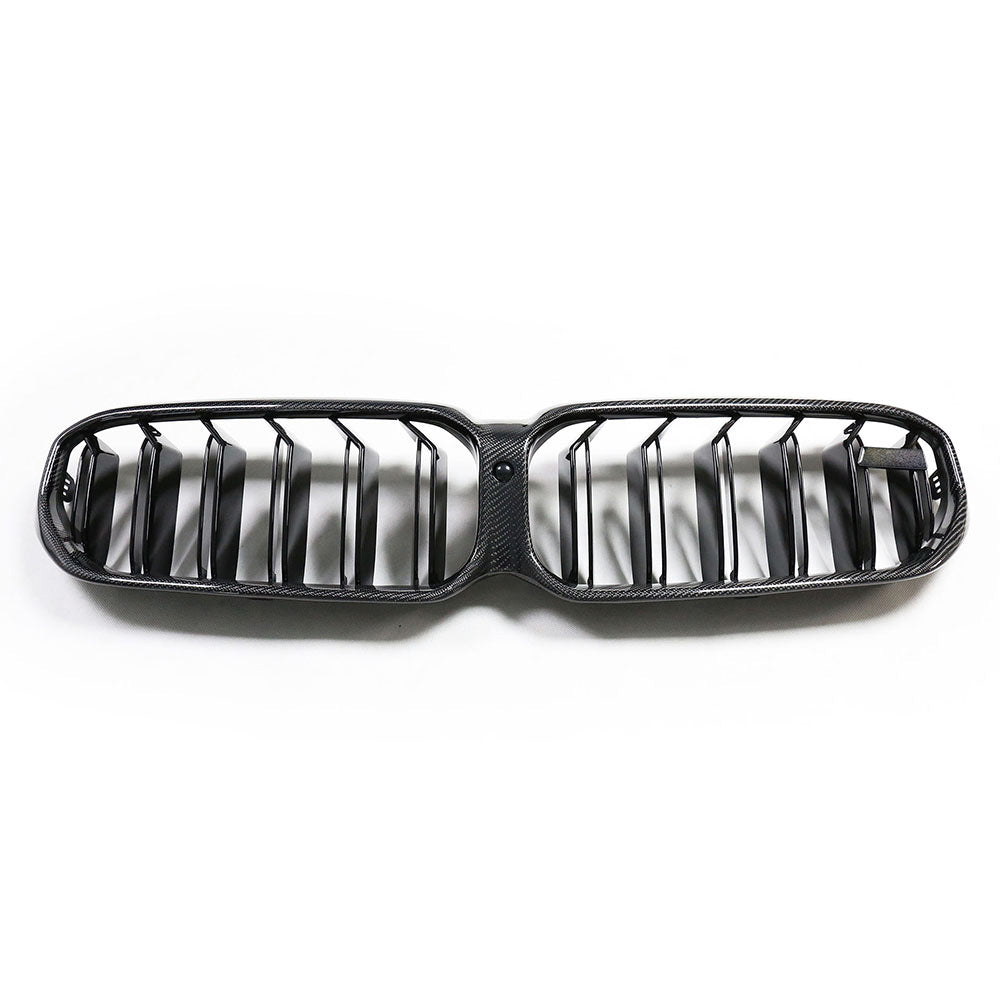 BMW F90 M5 / G30 & G31 5 SERIES (LCI) CARBON FIBRE GRILLE-Grille-CT CARBON-CT Carbon - High-quality carbon fiber and gloss black aerodynamic parts for premium sports and luxury vehicles.
