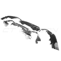 BMW G42 2 SERIES GLOSS BLACK DIFFUSER WITH TIPS - 240i STYLE