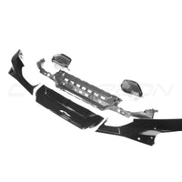 BMW G42 2 SERIES GLOSS BLACK DIFFUSER WITH TIPS - 240i STYLE
