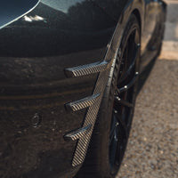 GARNITURE D'AILE LATÉRALE ARRIÈRE EN FIBRE DE CARBONE BMW G87 M2