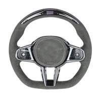 VOLANT PERSONNALISÉ À BASE PLATE À LED / ALCANTARA BMW Gxx LCI