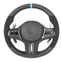 VOLANT PERSONNALISÉ À FOND PLAT EN ALCANTARA/CUIR BMW Gxx
