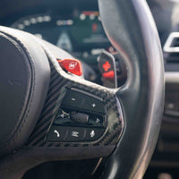 Garniture de volant en fibre de carbone pour BMW Gxx M - Chauffage + ACC