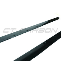 Jupes latérales noires brillantes pour BMW M3 G80 et G81 - Style MP