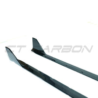 Jupes latérales noires brillantes pour BMW M3 G80 et G81 - Style MP