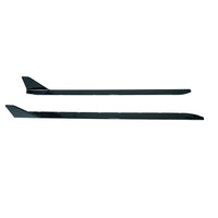 Jupes latérales noires brillantes pour BMW M3 G80 et G81 - Style MP