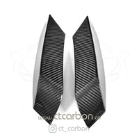 CT CARBON Splitter BMW M3/M4 (F80 F82 F83) UPPER FRONT CARBON FIBRE CANARDS