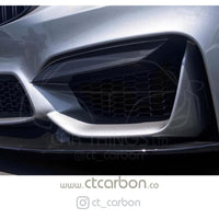 CT CARBON Splitter BMW M3/M4 (F80 F82 F83) UPPER FRONT CARBON FIBRE CANARDS