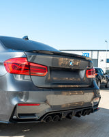 BMW SÉRIE 3 F30 SPOILER NOIR BRILLANT - STYLE MP - BLAK BY CT CARBON
