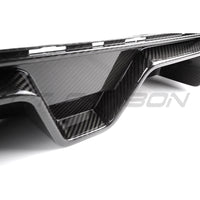 DIFFUSEUR EN FIBRE DE CARBONE PRÉ-IMPRIMÉ POUR BMW M5 F90 2018-2024 - STYLE CS
